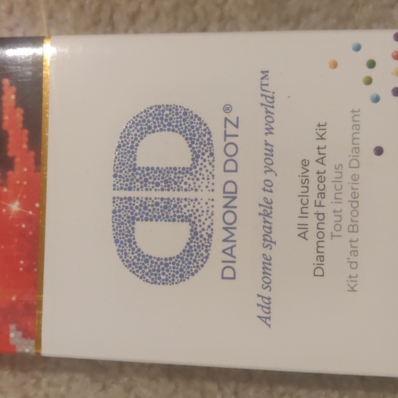 White tiger in autumn diy diamond dotz craft intermediate level - Picture 2 of 5